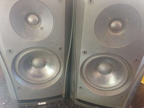 B&W bookshelf speakers