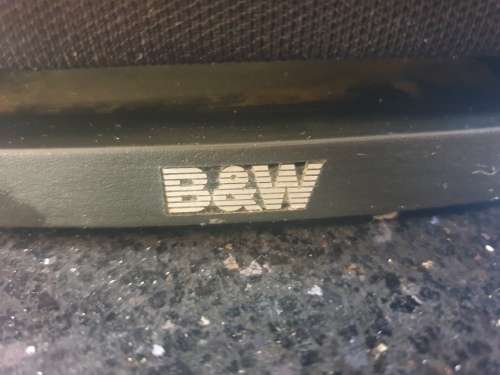 B&W bookshelf speakers