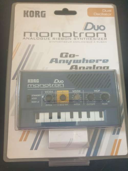 KORG monotron Duo synthesizer-sealed in packaging