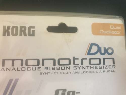 KORG monotron Duo synthesizer-sealed in packaging