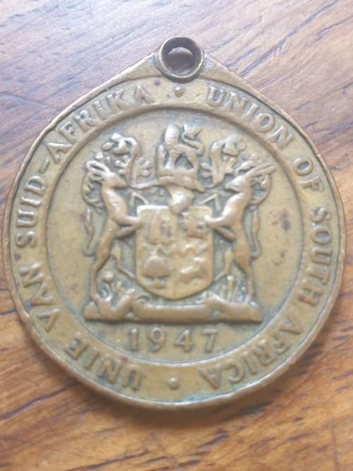 Union of South Africa, Royal Visit to Zoo Lake 1947 commemorative medal, 32.23 mm