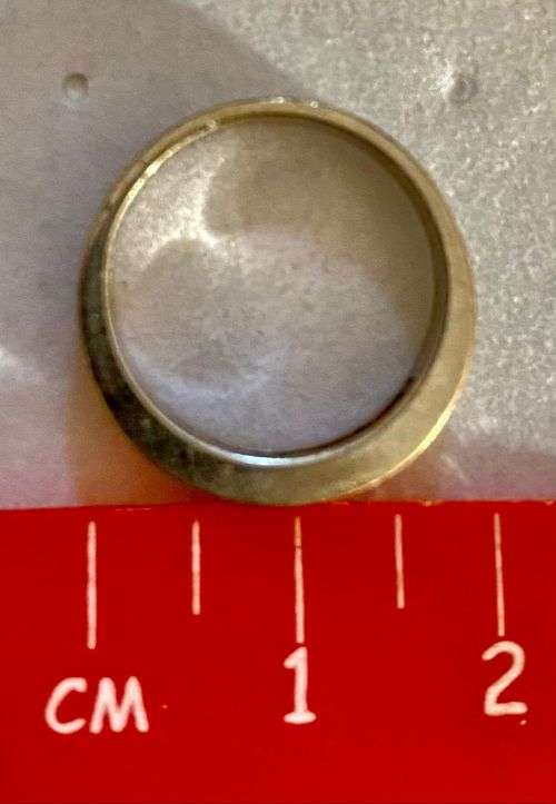 9ct white gold with Cubic Zirconium`s Ring