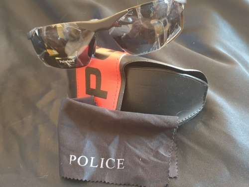 Police polarized sunglasses in case