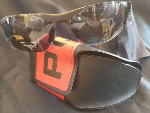 Police polarized sunglasses in case