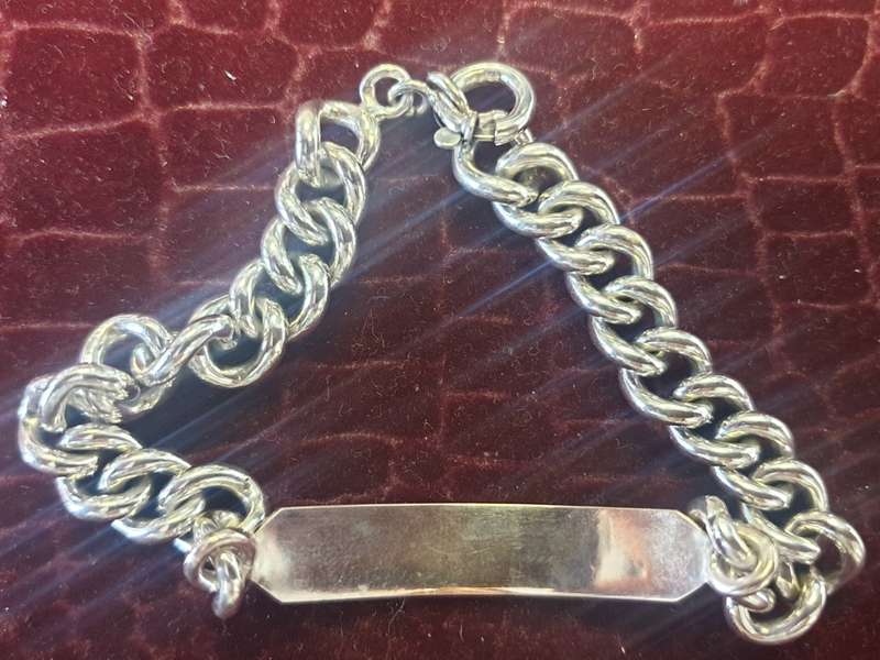 Solid Very heavy and chunky sterling (925) silver bracelet-Zeeta