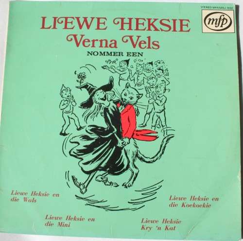 LIEWE HEKSIE No 1-- VERNA VELS -- AFRIKAANS VINYL LP RECORD
