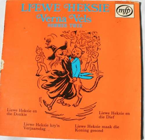 LIEWE HEKSIE No 2 -- VERNA VELS -- AFRIKAANS VINYL LP RECORD