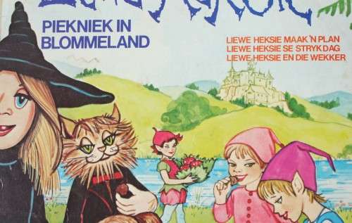 LIEWE HEKSIE -- PIEKNIEK IN BLOMMELAND -- VERNA VELS -- AFRIKAANS VINYL LP RECORD