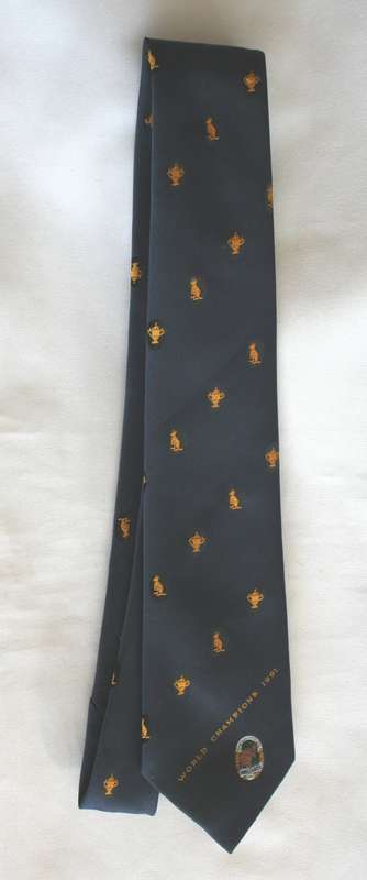 WALLABIES AUSTRALIAN RUGBY -- WORLD CHAMPIONS 1991 - TIE / NECKWEAR