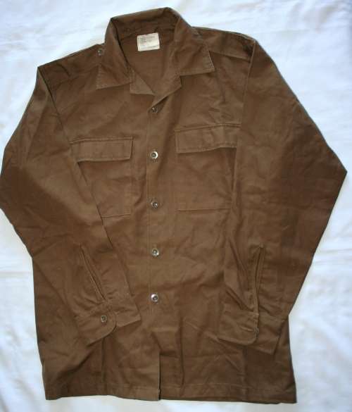 SADF NUTRIA BROWN SHIRT-- MEDIUM -  AS USED IN BUSH WAR