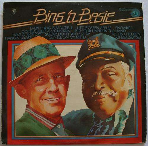 COUNT BASIE AND BING CROSBY -- BING AND BASIE -- VINYL LP RECORD