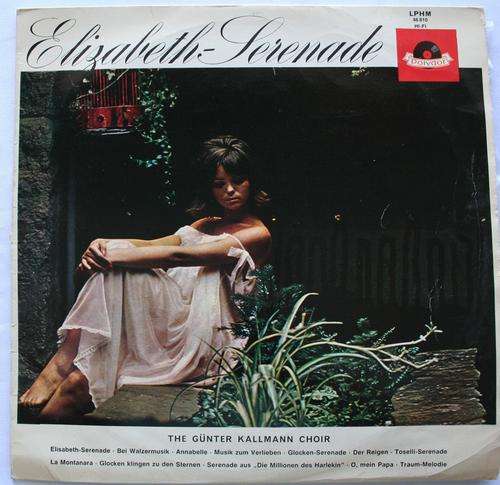 GUNTER KALLMANN CHOIR -- ELIZABETH SERENADE -- VINYL LP RECORD