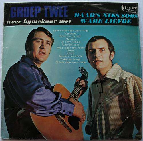 GROEP 2 -- DAARS NIKS SOOS WARE LIEFDE -- VINTAGE AFRIKAANS VINYL LP RECORD