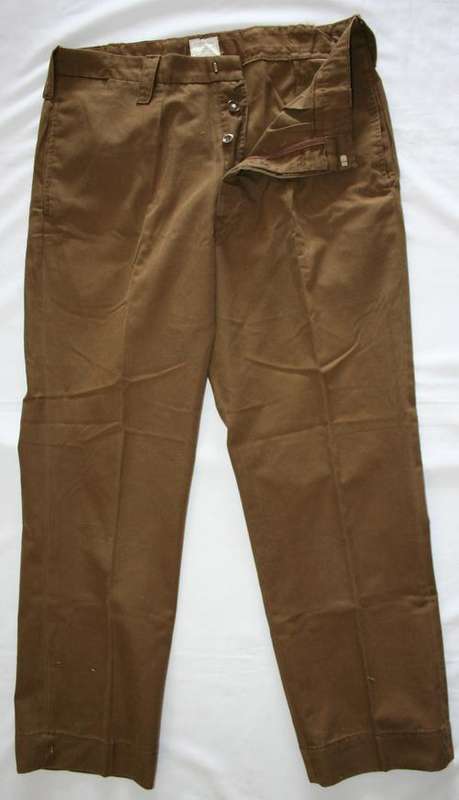 SADF NUTRIA BROWN TROUSERS SIZE 97-79  -- AS USED IN BUSH WAR