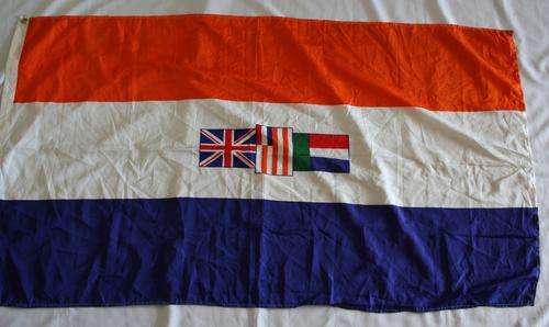OLD SOUTH-AFRICAN FLAG -- LARGE -- VERY GOOD CONDITION