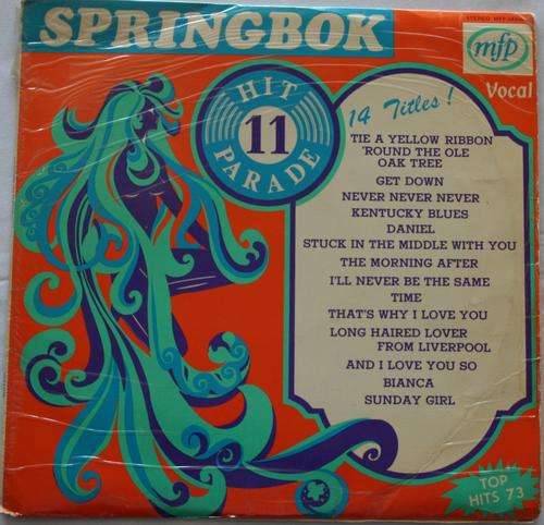 SPRINGBOK HIT PARADE VOL: 11 -- VINYL LP RECORD