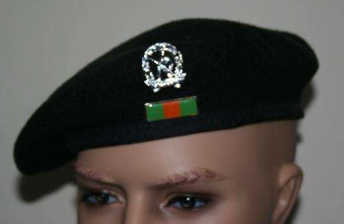 SADF, COMMANDO BERET WITH BADGE AND BAR -- BUSH WAR ERA