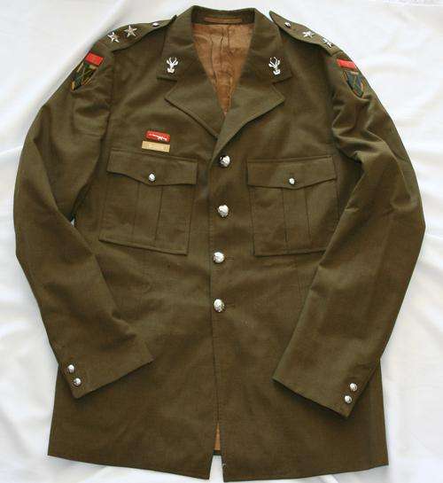 SADF -- STEP-OUT DRESS TUNIC --  INFANTRY CORPS -- LIEUTENANT -- BUSH WAR ERA