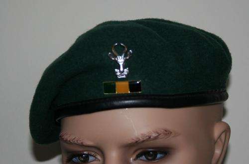 SADF, INFANTRY BERET WITH BADGES -- BUSH WAR ERA
