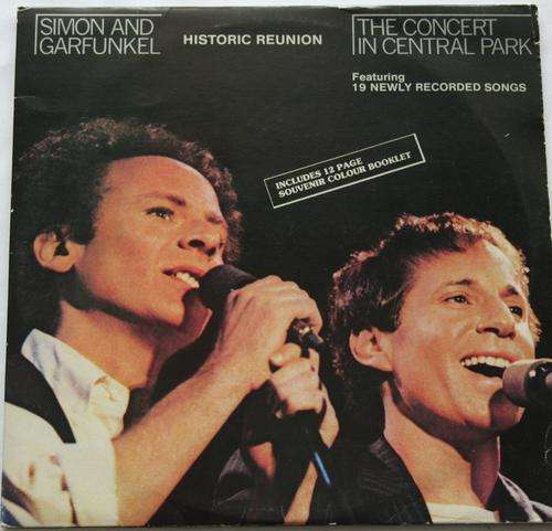 SIMON AND GARFUNKEL -- THE CONCERT IN CENTRAL PARK -- DOUBLE VINYL LP RECORD