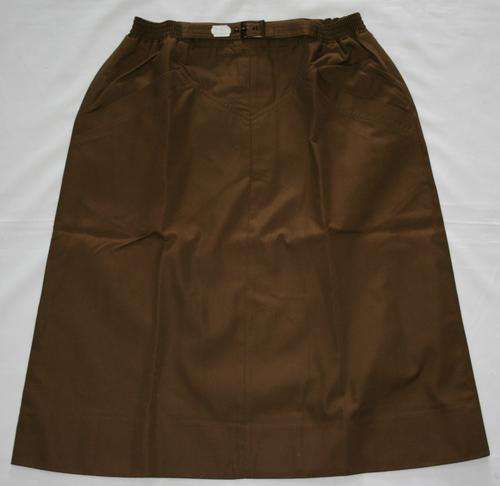 SADF -- FEMALE NUTRIA BROWN SKIRT-- BUSH WAR ERA --RARE-- NEW