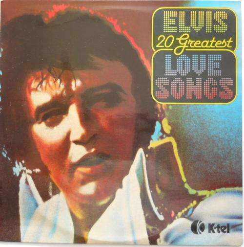 ELVIS PRESLEY -- 20 GREATEST LOVE SONGS -- VINYL LP RECORD