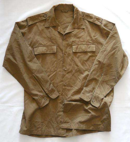 SADF NUTRIA BROWN SHIRT -- SIZE: EXTRA-LARGE,120cm  -- AS USED IN BUSH WAR