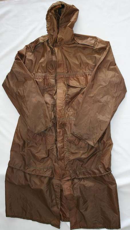 SADF NUTRIA BROWN RAINCOAT--SIZE: EXTRA--LARGE -- AS USED IN BUSH WAR