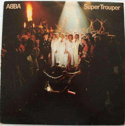 ABBA -- SUPER TROUPER -- VINYL LP RECORD