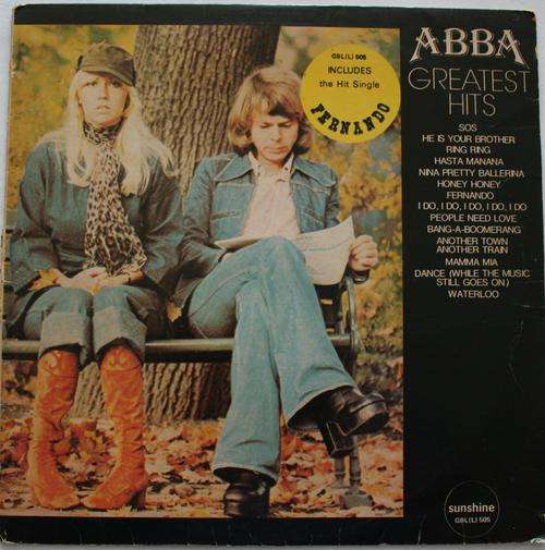 ABBA-- GREATEST HITS VOL 1 --- VINYL LP RECORD