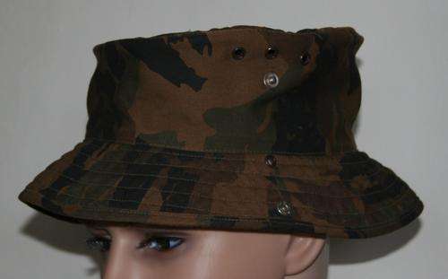 SA RAILWAY POLICE CAMOUFLAGE BUSH HAT -- VERY GOOD CONDITION AND SUPER RARE