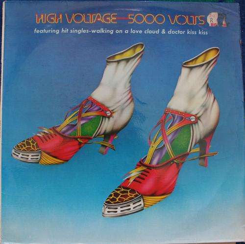 5000 VOLTS -- HIGH VOLTAGE -- VINYL LP RECORD