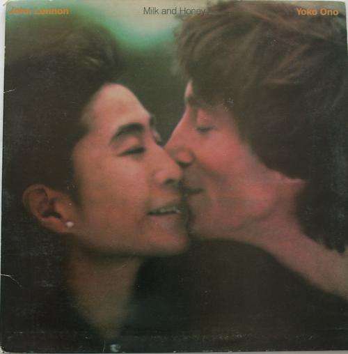 JOHN LENNON AND YOKO ONO -- MILK AND HONEY --  VINYL LP RECORD