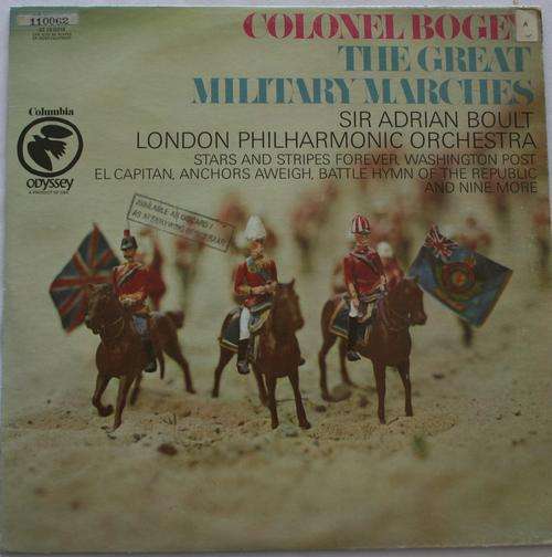 LONDON PHILHARMONIC ORCHESTRA -- GREAT MILITARY MARCHES ---VINYL LP RECORD