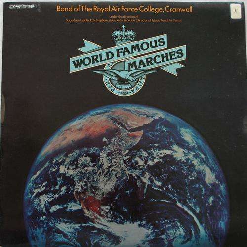 ROYAL AIR FORCE COLLEGE BAND -- WORLD FAMOUS MARCHES ---VINYL LP RECORD