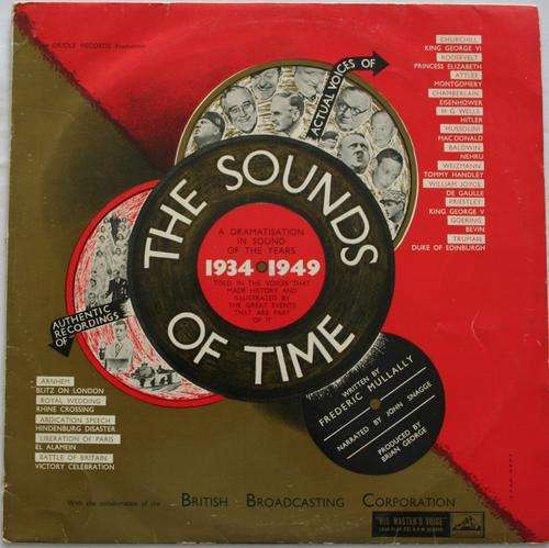 THE SOUNDS OF TIME -- 1934-1949 -- VINTAGE VINLY LP RECORD