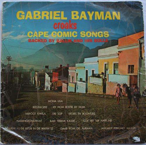 GABRIEL BAYMAN -- CAPE COMIC SONGS -- VINYL LP RECORD