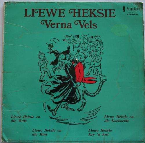 LIEWE HEKSIE VOL 1 -- VERNA VELS -- VINTAGE AFRIKAANS KIDDIES VINYL LP RECORD