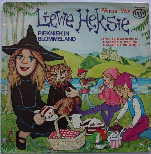 LIEWE HEKSIE -- PIEKNIEK IN BLOMMELAND -- VERNA VELS -- VINTAGE AFRIKAANS KIDDIES VINYL LP RECORD