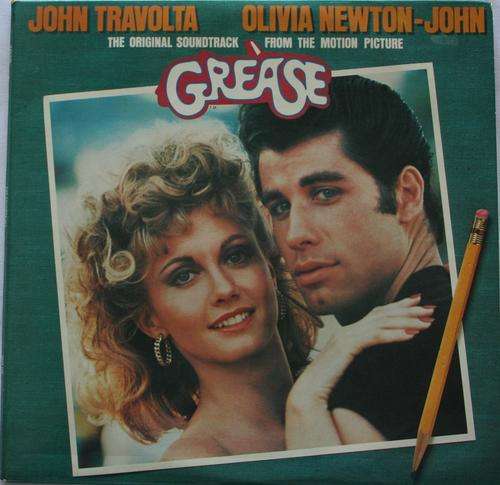 GREASE -- ORIGINAL MOVIE SOUNDTRACK --  DOUBLE VINYL LP RECORD