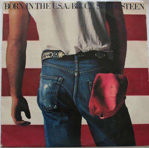 BRUCE SPRINGSTEEN -- BORN IN THE U.S.A. -- VINYL LP RECORD