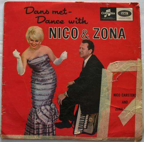 NICO CARSTENS EN ZONA VISSER -- DANS MET... -- VINYL LP RECORD