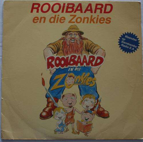 ROOIBAARD EN DIE ZONKIES -- AFRIKAANS KIDDIES VINYL LP RECORD