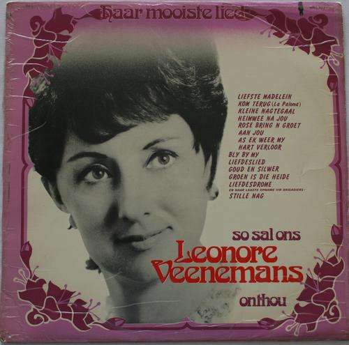 LEONORE VEENEMANS -- SO SAL ONS ONTHOU,HAAR MOOISTE LIED -- VINYL LP RECORD