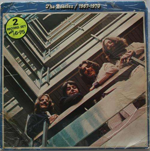 THE BEATLES---BLUE ALBUM-- 1967-1970 -- DOUBLE VINYL LP RECORD