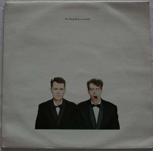 PET SHOP BOYS-- ACTUALLY -- VINYL LP RECORD