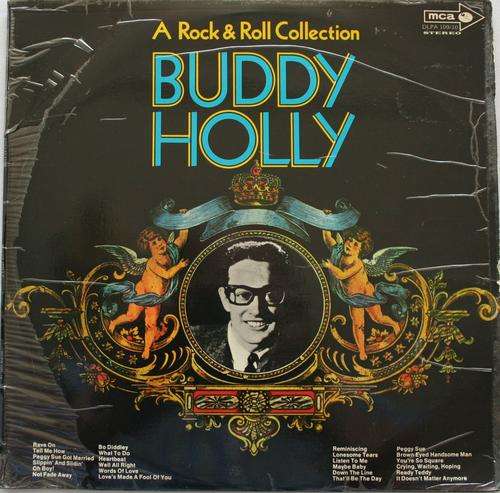BUDDY HOLLY -- A ROCK & ROLL COLLECTION -- DOUBLE VINYL LP RECORD