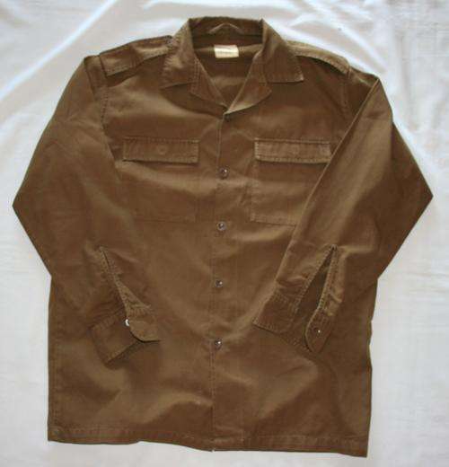 SADF NUTRIA BROWN SHIRT-- SIZE : LARGE -- AS USED IN BUSH WAR