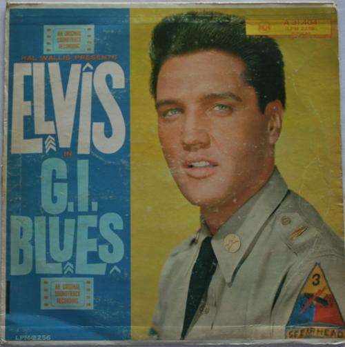 ELVIS PRESLEY -- G.I. BLUES -- MOVIE SOUNDTRACK --  VINYL LP RECORD