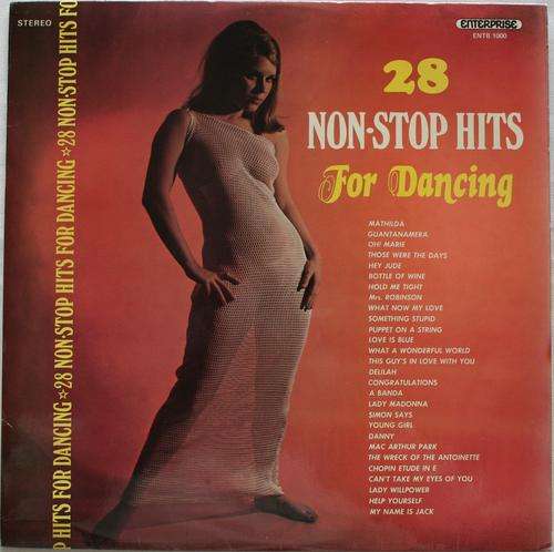 28 NON STOP HITS FOR DANCING --- VINYL LP RECORD